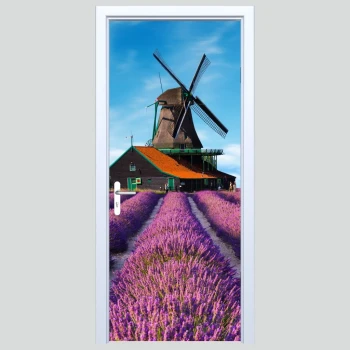  Fototapety na drzwi wiatrak 600a