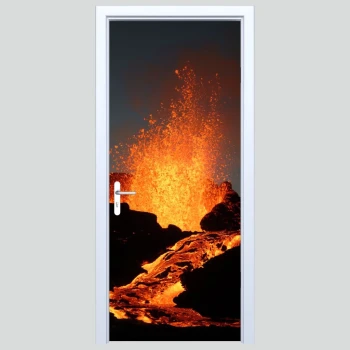  Fototapety na drzwi wulkan 610a