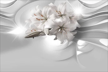  Fototapety na ścianę lilie, abstrakcja 5148