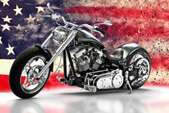  Fototapety na ścianę motory chopper 5086