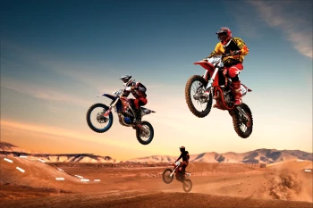  Fototapety na ścianę motory motocross 5106