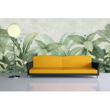 Fototapeta tropikalna dżungla, rośliny w stylu fresków 5451