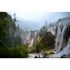 Fototapeta wodospady w górach 684