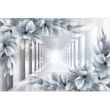 Fototapety na ścianę tunel, kwiaty 5150
