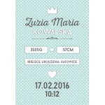 metryczka dla dziewczynki 11