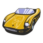 Naklejka kolorowa hot rod 14