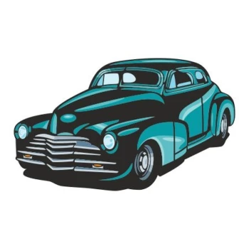  Naklejka kolorowa auto 106