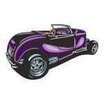 Naklejka kolorowa auto 107