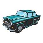 Naklejka kolorowa auto 146