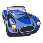 Naklejka kolorowa auto 50