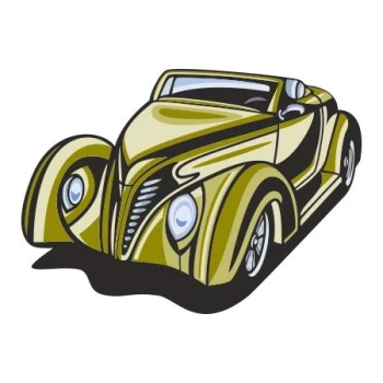  Naklejka kolorowa hot rod 78