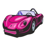 Naklejka kolorowa hot rod 148