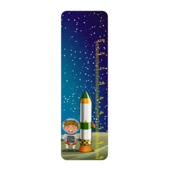  naklejka miarka wzrostu kosmos 4