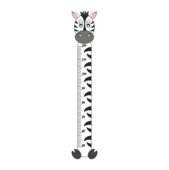  naklejka miarka wzrostu zebra 23