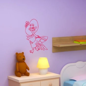  naklejka ścienna ptak p52