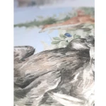  Naklejka tekstylna las, miś, sarenka mn002