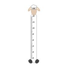 naklejka miarka wzrostu owca 46