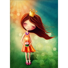 Plakat dla dzieci księżniczka p084
