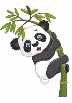  Plakat dla dzieci panda p075