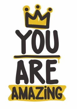  Plakat motywacyjny 47 You are amazing