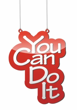 Plakat napis 35 You can do it