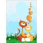 Plakat dla dzieci koty p041