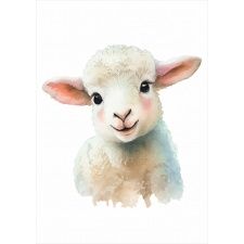 Plakat dla dzieci owieczka PS219