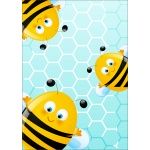 Plakat dla dzieci pszczółki p040