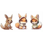  Zestaw 3 plakatów do pokoju dziecięcego zwierzątka mp104