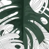 Naklejka łuk Kreskowa Monstera – płaski wzór